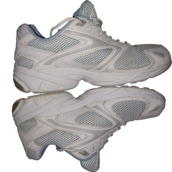Avia Womens Sneakers Size 9.5 White Light Blue Running Walking Shoes - Picture 7 of 13